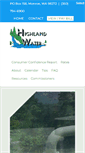 Mobile Screenshot of highlandwaterdistrict.com